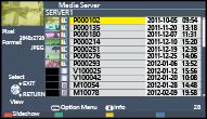 Gebruik van DLNA Om de DLNA functies te gebruiken, moet u ervoor zorgen dat de mediaserver, de netwerkverbindingen en de netwerkinstellingen gereed zijn.