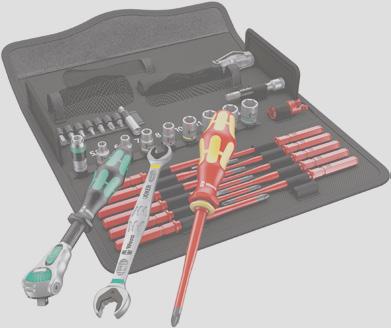 Kraftform Kompakt Kraftform Kompakt W 1 do prac konserwacyjnych Kraftform Kompakt SH 1 Instalacje sanitarne/grzewcze ULTRA COMPACT VDE TOOL ULTRA COMPACT VDE TOOL HEX-PLUS Kompaktowy zestaw 35