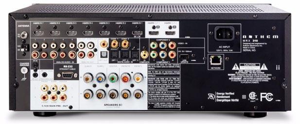 5 mm, 1 x stereo XLR zbalansowane Wyjścia analogowe: 2 x stereo RCA, Słuchawkowe 1/4" Moc (4 Ω, dwa kanały aktywne): 2 x 225 W RMS (Short term) Impedancja wejścia: 20 kω Pasmo