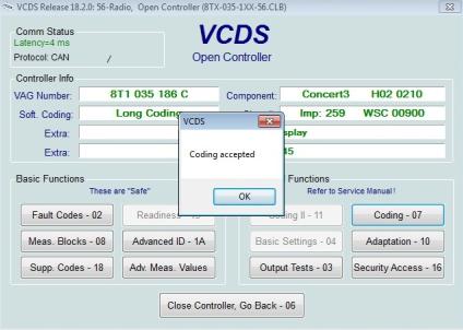 Wybieramy Bajt 11 4. Opcja Long Coding 7.