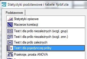 Testowanie hipotez BŁĘDY BŁĄD I RODZAJU odrzucenie hipotezy zerowej, gdy jest prawdziwa; BŁĄD II RODZAJU przyjęcie hipotezy zerowej, gdy