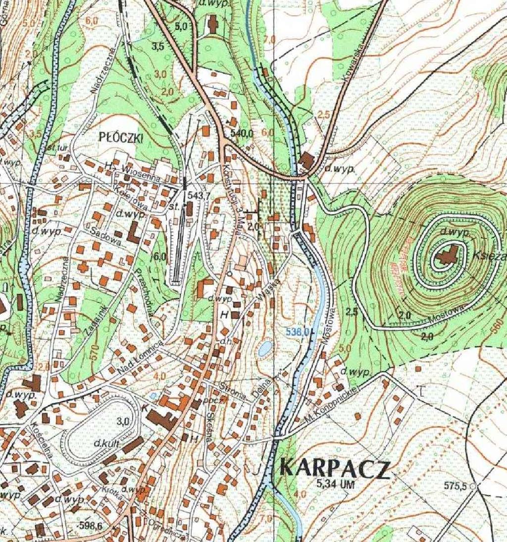 RYSUNEK NR 1 PLAN ORIENTACYJNY