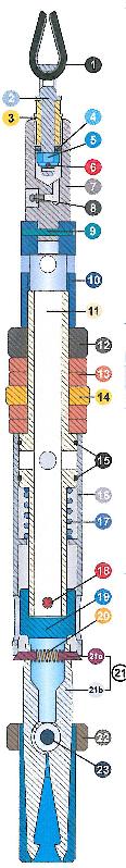 Łącznik górny Klucz objemkowy standardowy widiowy diamentowy WRP09220 - do rury zewnętrznej WRP07300 - do rury wewnętrznej 1-23 00QU00HCOVSHT KOMPLETNY CHWYTAK RDZENIÓWKI - 1-6 000Q000C25984 GŁOWICA