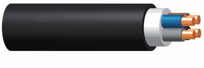 NOPOVIC N2XH 0,6/1 kv Kable bezhalogenowe nierozprzestrzeniające płomienia Halogen-free flame retardant cable Norma PN-HD 604 5G Standard Konstrukcja: Construction: 4 3 2 1 1.