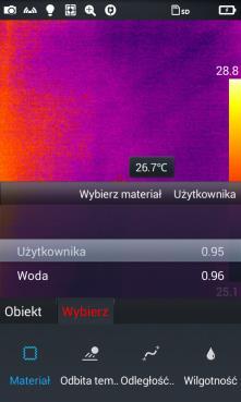 Następnie dwukrotnie naciśnij przycisk Powrót lub naciśnij na obraz IR widoczny na ekranie w celu zapamiętania zmian i