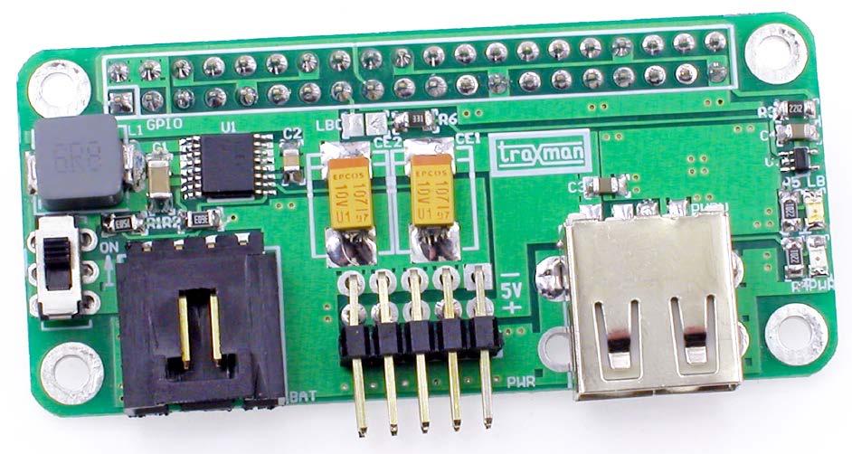 Przenośny zasilacz Raspberry Pi ero jest bardzo ciekawą propozycją dla projektantów urządzeń mobilnych IoT, domowej automatyki lub monitoringu bezprzewodowego.