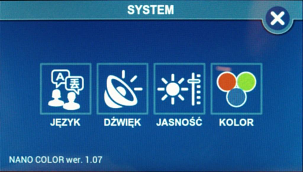 4 Ustawienia jastności wyświetlacza podczas edycji i w czuwaniu 5 Konfiguracja kolorów tła i ramek.