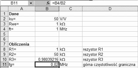 Rozdzia 3. Wzmacniacze 51 3.3. Wzmacniacz odwracaj cy Wzmacniacze oprócz realizacji na elementach dyskretnych mog by wykonane przy wykorzystaniu uk adów scalonych.