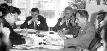 Posiedzenie Zarządu Oddziału PZITS w Koszalinie w 1965 roku