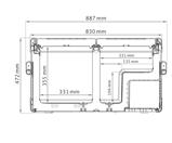 CFX 65W CFX 75DZW CFX 95DZW CFX 100W 9600000476 9600001409 9600000480 9600000536 60 13 70