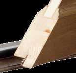 antywłamaniowy ramiak z drewna sosnowego klejony warstwowo nakładka