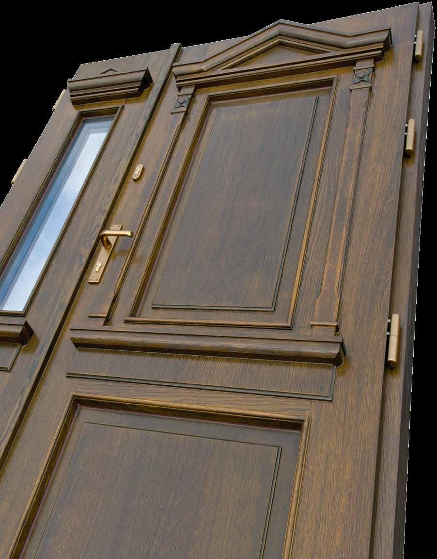 DRZWI RETRO Ten rodzaj drzwi z całą pewnością kierowany jest do miłośników klasycznego piękna.