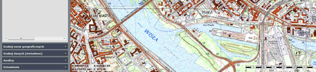 topograficzne -skala 1:10 000 2) Mapy topograficzne