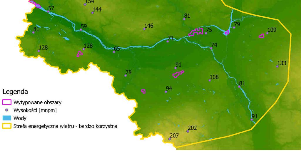 Ukształtowanie terenu może stanowić barierę dla wiatru lub spotęgować jego działanie.