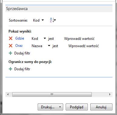 5. Przejdź ponownie do projektowania raportu. 6.