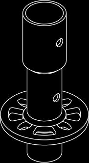 rusztowania modułowe 1. Słupek Niezbędny element konstrukcji rusztowań modułowych. 0,5 2,7 1,0 5,4 1,5 7,2 2,0 10,0 3,0 14,5 4,0 19,0 2.