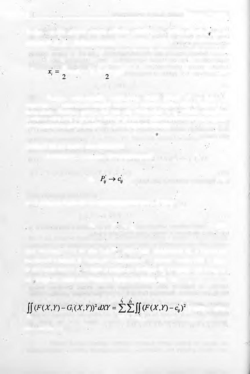 84 Zygmunt Paszotta Znając indeksy pikseli można obliczyć współrzędne środka piksela/*,, w układzie 0,x,y. Będą one równe: d.