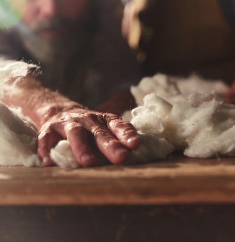 Coś prostego, ale odmieniającego życie: materac wypełniony bawełną.