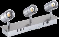 50W Aluminium szczotkowane E14020116974 Spot T010 BAL GU10*3 max.