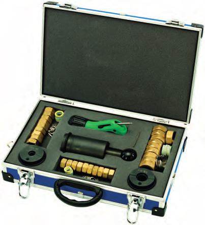 Produkty do połączeń Super Kuferek Instalatora SVKIT: 2,5 mm klucz typu L Obcinak* 1 sztuka Nakrętki z