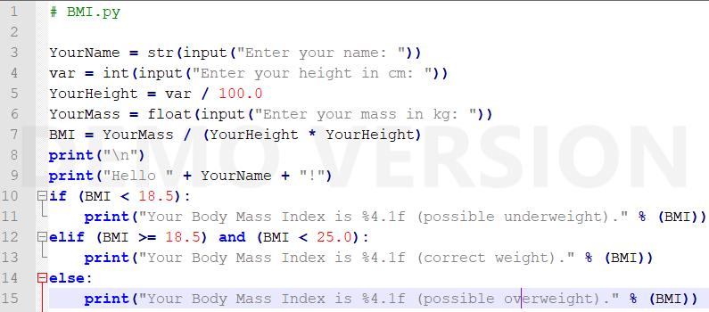 Body Mass Index jeszcze raz -