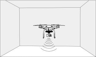 Zasięg działania czujników 01 Skieruj drona w kierunku ekranu Korzystanie z optycznego pozycjonowania 02 Zrównaj ze sobą ramki Zasięg systemów wykrywania przeszkód i optycznego pozycjonowania pracują