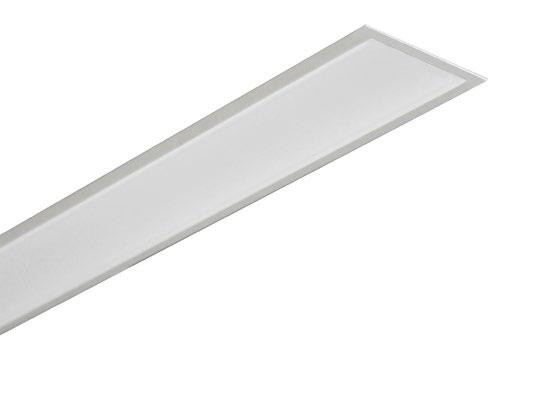 Atomic TOP LED 1,2m Oprawa LED przeznaczona do wbudowania CECHY PRODUKTU Moc znamionowa 198 264 VAC, 176 280 VDC Zgodność z normami EN 60598-1, EN 60598-2-1, EN 60598-2-22 (wymagania ogólne), EN62471