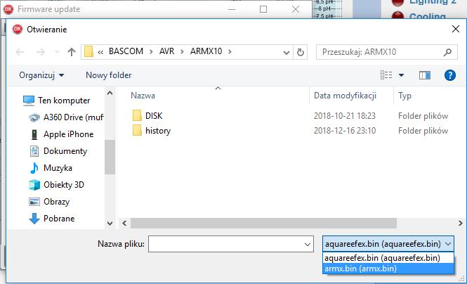 com najnowszą wersję pliku ARMX.BIN, z reguły w postaci pliku archiwizowanego ZIP. Po ściągnięciu pliku zarchiwizowanego należy go rozpakować. 2.