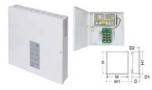 ), OLP- elektroniczne, PSD 12V/8A/8x1A zasilacz impulsowy do TV (285x260x58, UZAS=17,6 26,4VA; UWY=12,0 15VD,