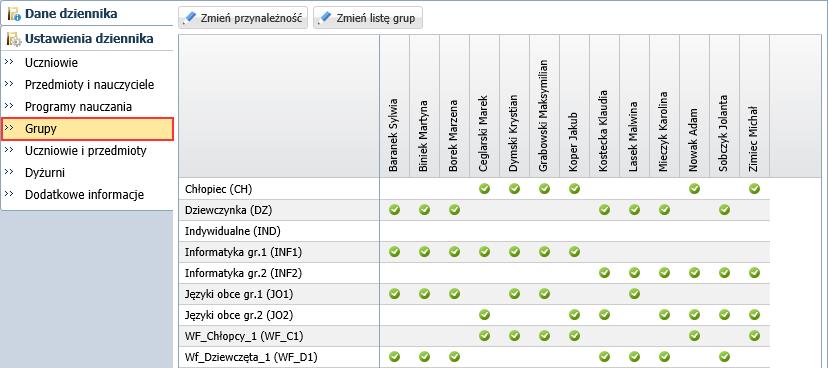 definiowana na stronie Grupy, Zobacz poradę: