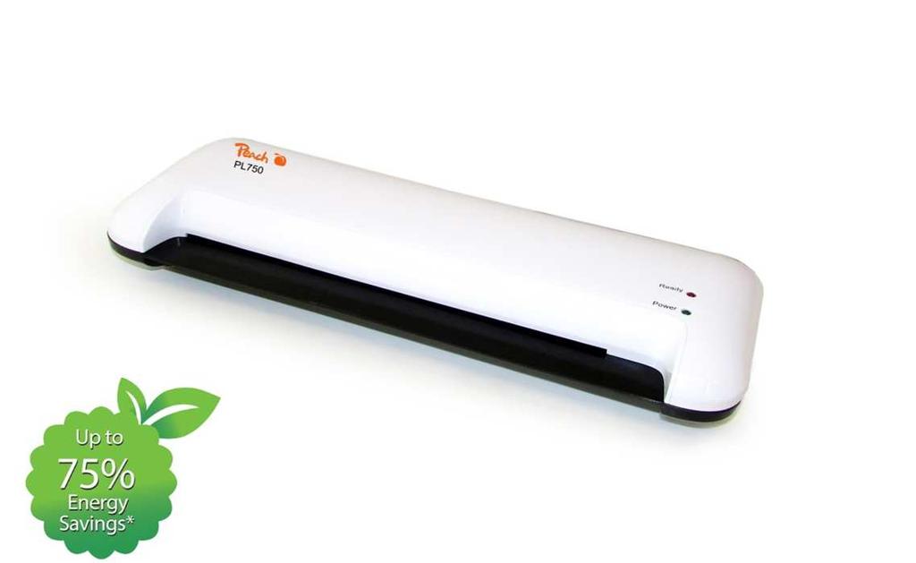 LAMINATOR PREMIUM PHOTO PL750, A4 PEACH Przeznaczony do laminowania dokumentów o maksymalnym rozmiarze odpowiadającym formatowi A4.