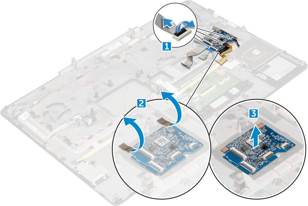 Instalowanie płyty USB 1 Umieść kartę USB w komputerze. 2 Przymocuj kartę USB do komputera taśmą klejącą. 3 Podłącz kabel karty USB.