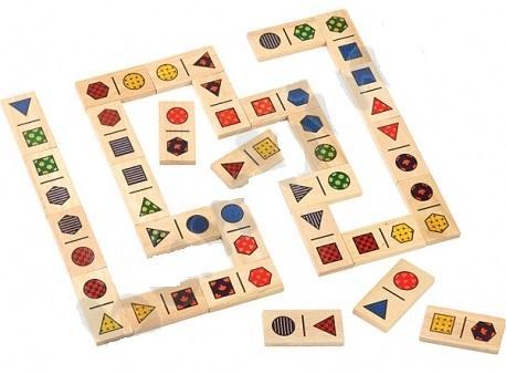 domino geometryczne gra edukacyjna domino temat przewodni: figury geometryczne domino 2-stronne