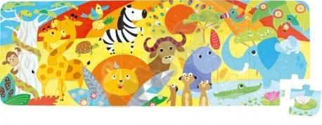 puzzle safari puzzle edukacyjne tematyka: safari puzzle przedstawiające zwierzęta