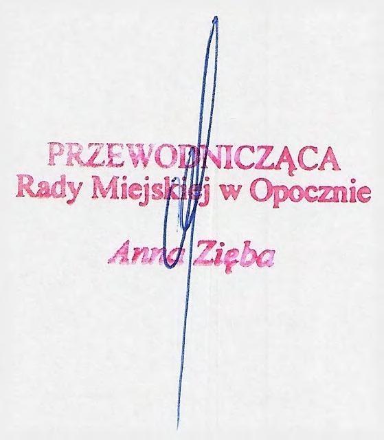 Głosowano w sprawie: wskazania wstępnej lokalizacji nowego przystanku komunikacyjnego przy drodze powiatowej na terenie Gminy Opoczno, Za: 20, Przeciw: O, Wstrzymuję się : O, BRAK GŁOSU : O,