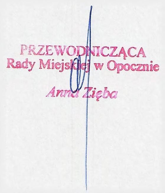 Głosowano w sprawie: zmiany treści pkt. 1 w ust.