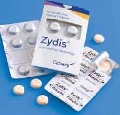 Tabletki wykonane w technologii Zydis rozpadają się w jamie ustnej po około