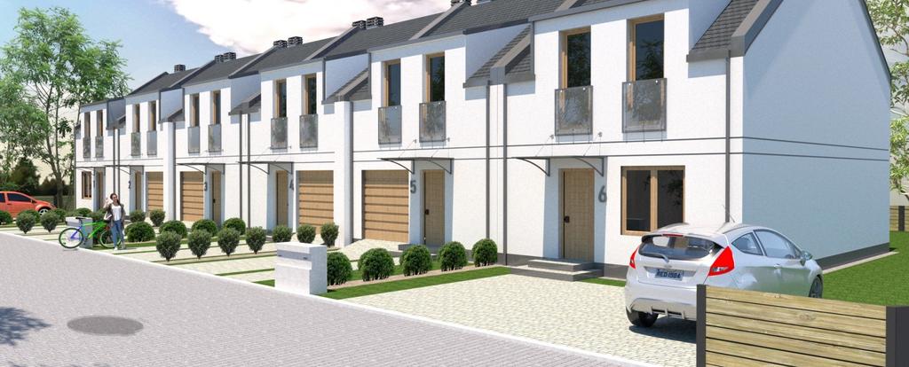 Murowana Goślina, ul. Chabrowa Dom (Szeregowy) na sprzedaż za 415 000 PLN pow. 130,26 m2 4 pokoje 1 pięter 2019 r.
