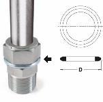 1/2 2 (38 mm 50 mm) tolerancja ± 0,003 (0,076 mm) ± 0,005 (0,127 mm) ± 0,006 (0,152 mm) rury powinny mieć kołowy przekrój, owalność dwukrotnie przekraczająca tolerancję średnicy zewnętrznej