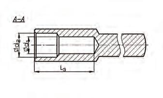 Bolce miedziane do kabli z giętką izolacją wg VDE 0295, typu BMK Pokrycie: bez pokrycia. Copper compression pin terminals for plastic insulated cables acc.