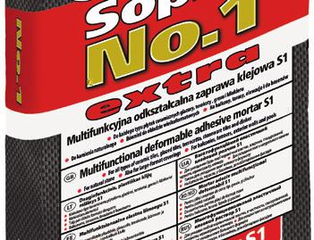 odkształcalności S1, do przyklejania płytek i płyt ceramicznych, mozaiki i gresu wielkoformatowego, betonu architektonicznego, odpornego na odkształcenie oraz odpornego na przebarwienia kamienia