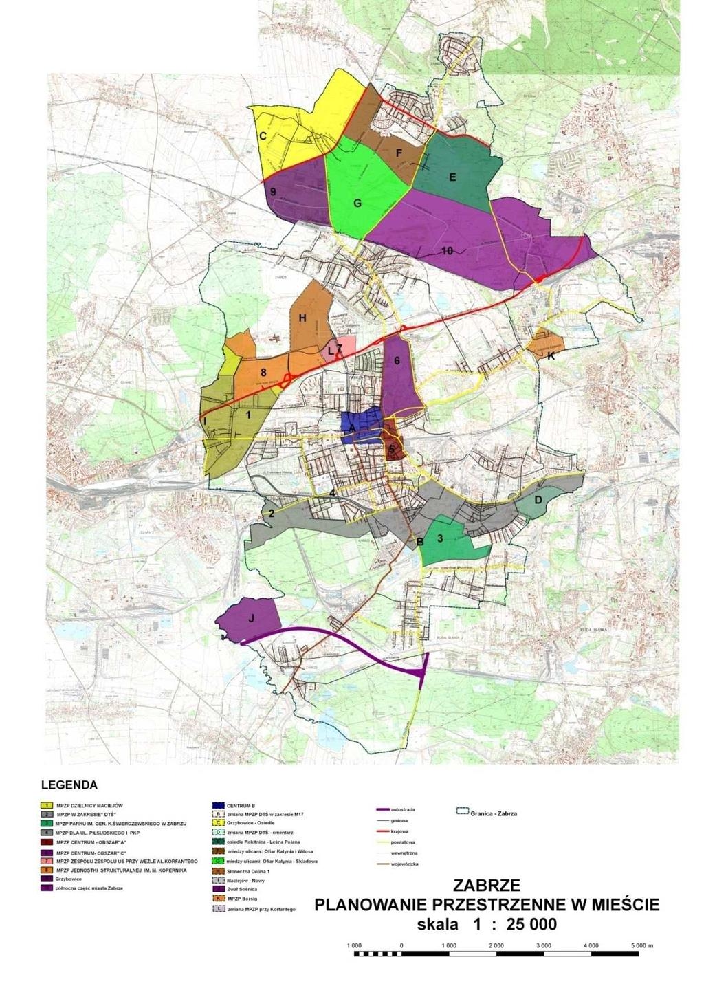 Polityka przestrzenna miasta Polityka przestrzenna jest realizowana poprzez sporządzanie planów miejscowych.