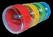 Shaker plastikowe temperówki z obszernym pojemnikiem dostępne w wersji z jednym lub