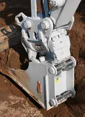 WYPOSAŻENIE WYPOSAŻENIE SPECJALNE DODATKOWE LINIE HYDRAULICZNE NARZĘDZI ROBOCZYCH Koparka TB 219 jest seryjnie