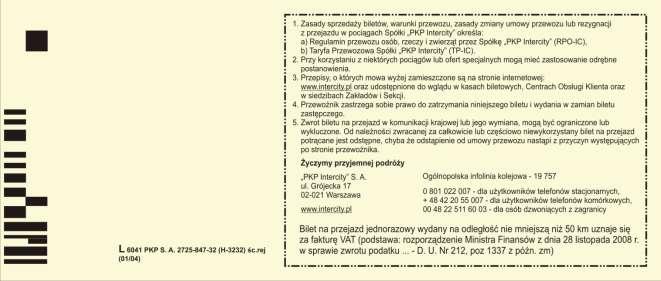 wystawionego w elektronicznym