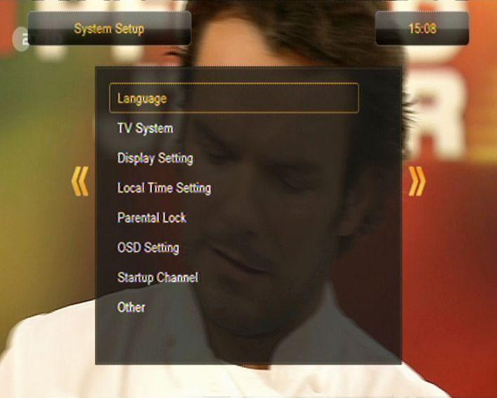 12. Ustawienia systemowe 12.1 Język W tym menu definiuje się język, w jakim wyświetlane jest menu odbiornika. Opcje preferowany i drugi język dotyczą ścieżek audio.