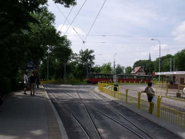 Zmodernizowane torowisko tramwajowe