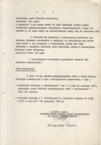 Nieoficjalne obchody święta 11 Listopada były organizowane przez środowiska opozycyjne do końca lat osiemdziesiątych. W 1988 r.