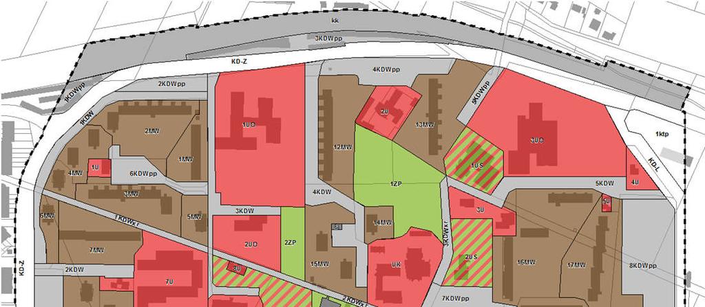 Wnioski jednostek zewnętrznych Poznańska Spółdzielnia Mieszkaniowa 1) Zachowanie układu przestrzennego osiedla niedogęszczanie istniejącej zabudowy.