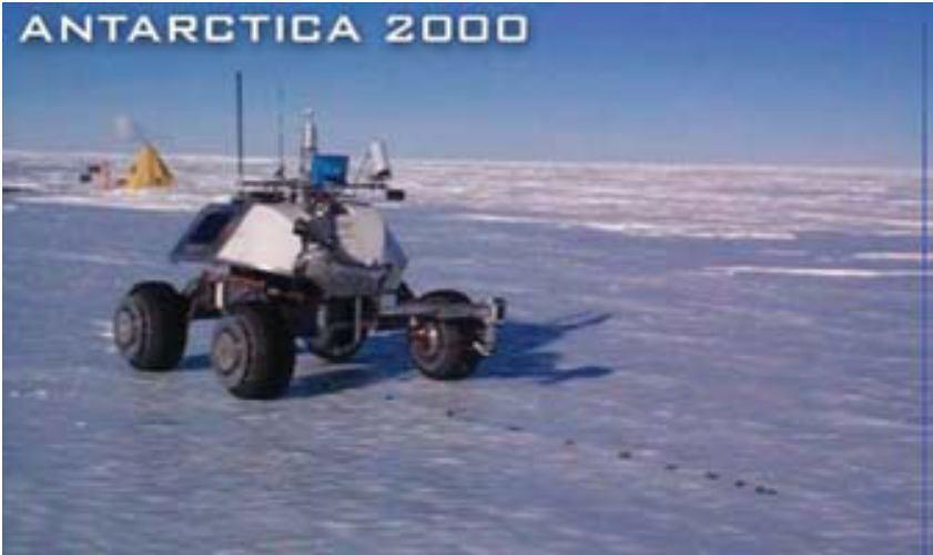 Nomad 1997 - CMU - Robot 4 kołowy z manipulatorem - Stereowizja, skaner laserowy, radar, GPS, inne